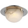 Melange LED Flush Mount in Polished Nickel (268|KW 4017PN-ALB)