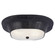 Utopia Two Light Flush Mount in Aged Iron (268|KW 4050AI-FR)