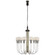Reverie Ten Light Chandelier in Clear Ribbed Glass and Bronze (268|KW 5401CRB/BZ)