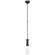 Utopia One Light Pendant in Aged Iron (268|KW 5531AI-WG)