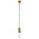 Utopia One Light Pendant in Gild (268|KW 5531G-WG)