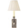 French Library3 One Light Wall Sconce in Antique Nickel (268|S 2210AN-L)
