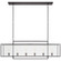 Halle Six Light Linear Pendant in Aged Iron (268|S 5195AI-CG)