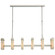 Malik LED Linear Chandelier in Polished Nickel (268|S 5915PN-ALB)