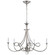 Double Twist Five Light Chandelier in Polished Nickel (268|SC 5005PN)