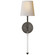 Camille One Light Wall Sconce in Bronze (268|SK 2016BZ-NP)