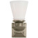 Ny Subway One Light Wall Sconce in Antique Nickel (268|SL 2151AN-WG) Ny Subway One Light Wall Sconce in Antique Nickel (268|SL 2151AN-WG)
