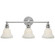 Boston Three Light Wall Sconce in Polished Nickel (268|SL 2933PN/SLEG-WG)