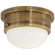 Marine One Light Flush Mount in Hand-Rubbed Antique Brass (268|SL 4001HAB-WG)