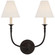 Piaf LED Wall Sconce in Aged Iron (268|TOB 2451AI-L)