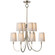 Reed Eight Light Chandelier in Antique Nickel (268|TOB 5010AN-NP)
