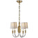 Vivian Four Light Chandelier in Crystal With Brass (268|TOB 5031HAB-NP)