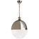Hicks Two Light Pendant in Polished Nickel (268|TOB 5064PN-WG)