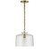 Katie Dome One Light Pendant in Hand-Rubbed Antique Brass (268|TOB 5226HAB/G5-CG)