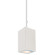 Cube Arch LED Pendant in White (34|DC-PD0622-N840-WT)