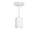 Tube Arch LED Pendant in White (34|DS-PD05-F927-WT)
