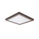 Square LED Flush Mount in Bronze (34|FM-05SQ-930-BZ)