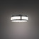 Constantine LED Flush Mount in Black (34|FM-27218-BK)