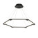 Lune LED Chandelier in Brushed Black (34|PD-14032-BK)