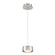 Tic Toc LED Pendant in Brushed Aluminum (34|PD-37806-AL) Tic Toc LED Pendant in Brushed Aluminum (34|PD-37806-AL)