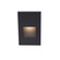 Led200 LED Step and Wall Light in Black on Aluminum (34|WL-LED200-27-BK)