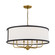 Heddle Six Light Chandelier in Natural Brass (12|52466NBR)