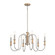 Karthe Six Light Chandelier in Brushed Nickel (12|52470NI)