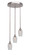Empire Three Light Cluster Pendalier in Brushed Nickel (200|2143-BN-210)