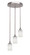 Empire Three Light Cluster Pendalier in Brushed Nickel (200|2143-BN-310)