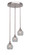 Empire Three Light Cluster Pendalier in Brushed Nickel (200|2143-BN-4100)