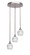 Empire Three Light Cluster Pendalier in Brushed Nickel (200|2143-BN-4811)