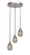 Empire Three Light Cluster Pendalier in Brushed Nickel (200|2143-BN-5054)