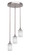 Empire Three Light Cluster Pendalier in Brushed Nickel (200|2143-BN-531)