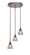 Empire Three Light Cluster Pendalier in Bronze (200|2143-BRZ-4760)