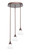 Empire Three Light Cluster Pendalier in Bronze (200|2143-BRZ-4761)