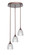 Empire Three Light Cluster Pendalier in Bronze (200|2143-BRZ-500)