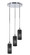 Empire Three Light Cluster Pendalier in Chrome (200|2143-CH-4099)