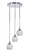 Empire Three Light Cluster Pendalier in Chrome (200|2143-CH-4102)