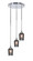Empire Three Light Cluster Pendalier in Chrome (200|2143-CH-4252)