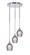 Empire Three Light Cluster Pendalier in Chrome (200|2143-CH-4902)