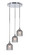 Empire Three Light Cluster Pendalier in Chrome (200|2143-CH-4912)