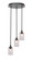 Empire Three Light Cluster Pendalier in Dark Granite (200|2143-DG-300)