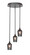 Empire Three Light Cluster Pendalier in Dark Granite (200|2143-DG-4252)