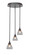 Empire Three Light Cluster Pendalier in Dark Granite (200|2143-DG-4760)