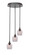 Empire Three Light Cluster Pendalier in Dark Granite (200|2143-DG-4812)