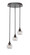 Empire Three Light Cluster Pendalier in Dark Granite (200|2143-DG-5110)
