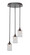 Empire Three Light Cluster Pendalier in Dark Granite (200|2143-DG-530)