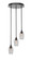 Empire Three Light Cluster Pendalier in Espresso (200|2143-ES-210)