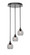 Empire Three Light Cluster Pendalier in Espresso (200|2143-ES-4100)