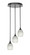 Empire Three Light Cluster Pendalier in Espresso (200|2143-ES-615)